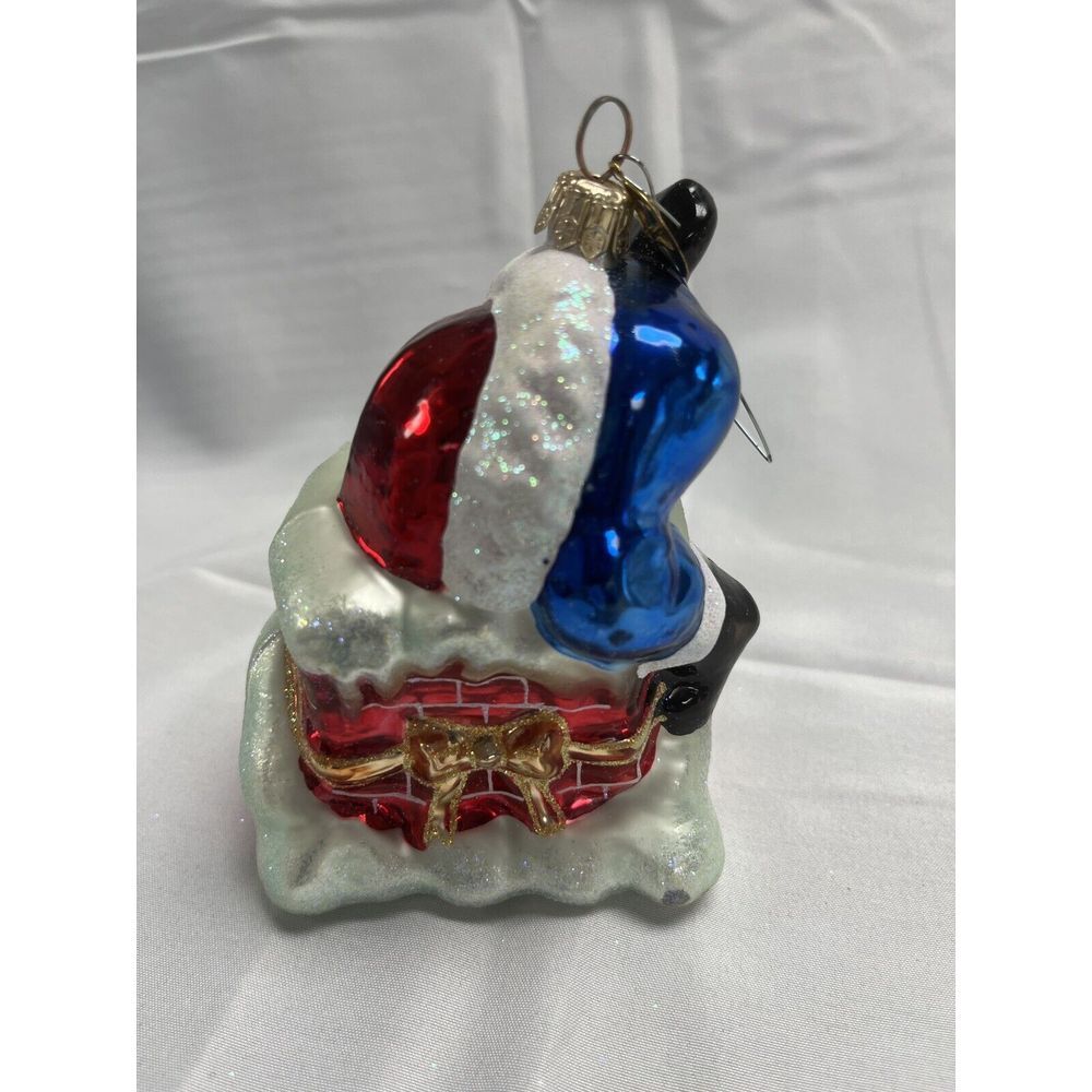 Christopher Radko Christmas Ornament *Here I Come* 1999‎ Vintage 3D Glass